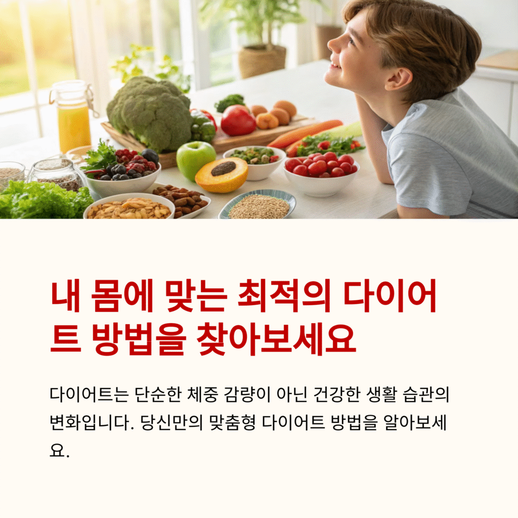 내 몸에 맞는 최적의 다이어트 방법을 알고 싶다면?