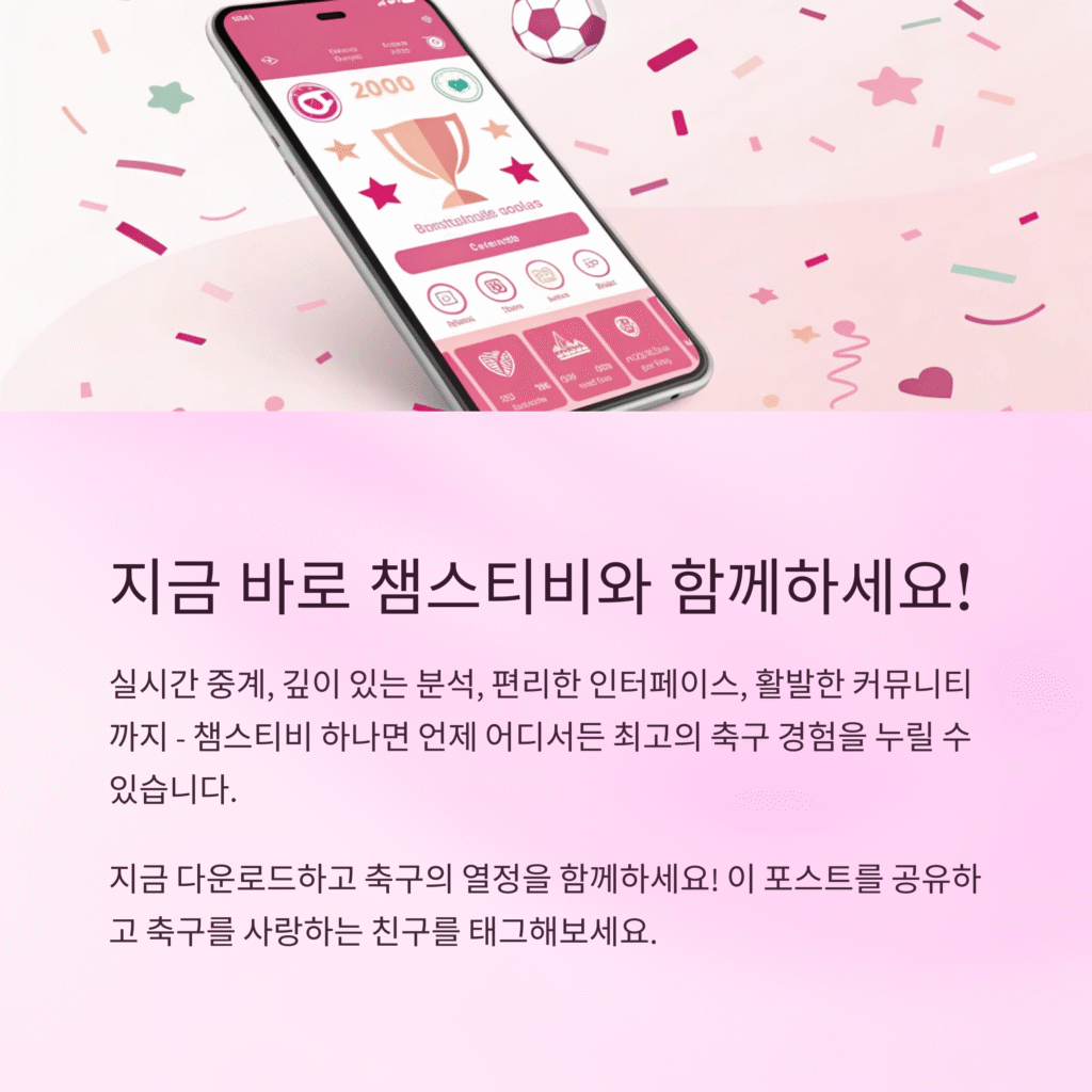 챔스티비: 해외 축구 팬들을 위한 궁극의 선택, 실시간 중계부터 심층 분석까지!