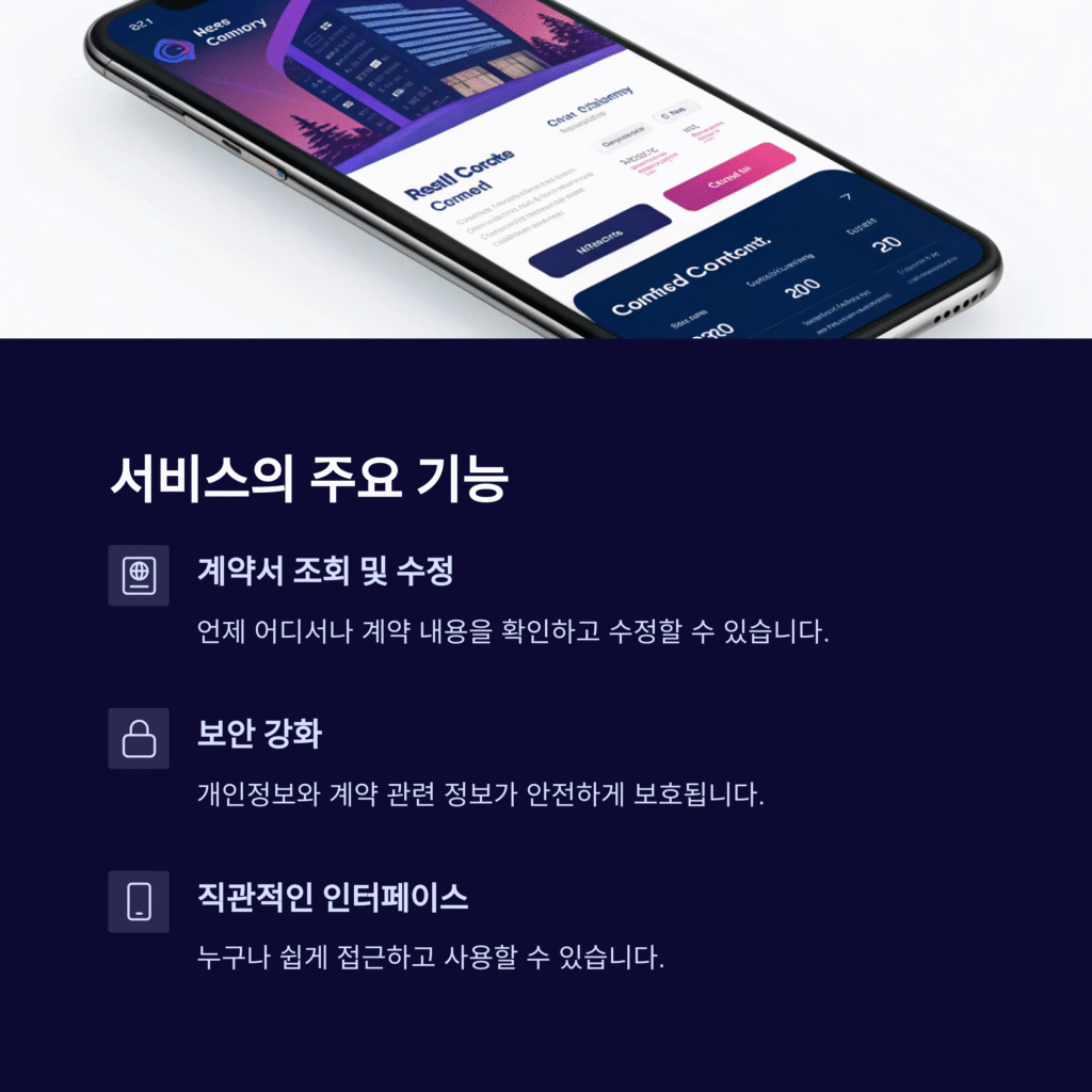 부동산 전자계약: 부동산거래 전자계약 모바일 서비스 안내
