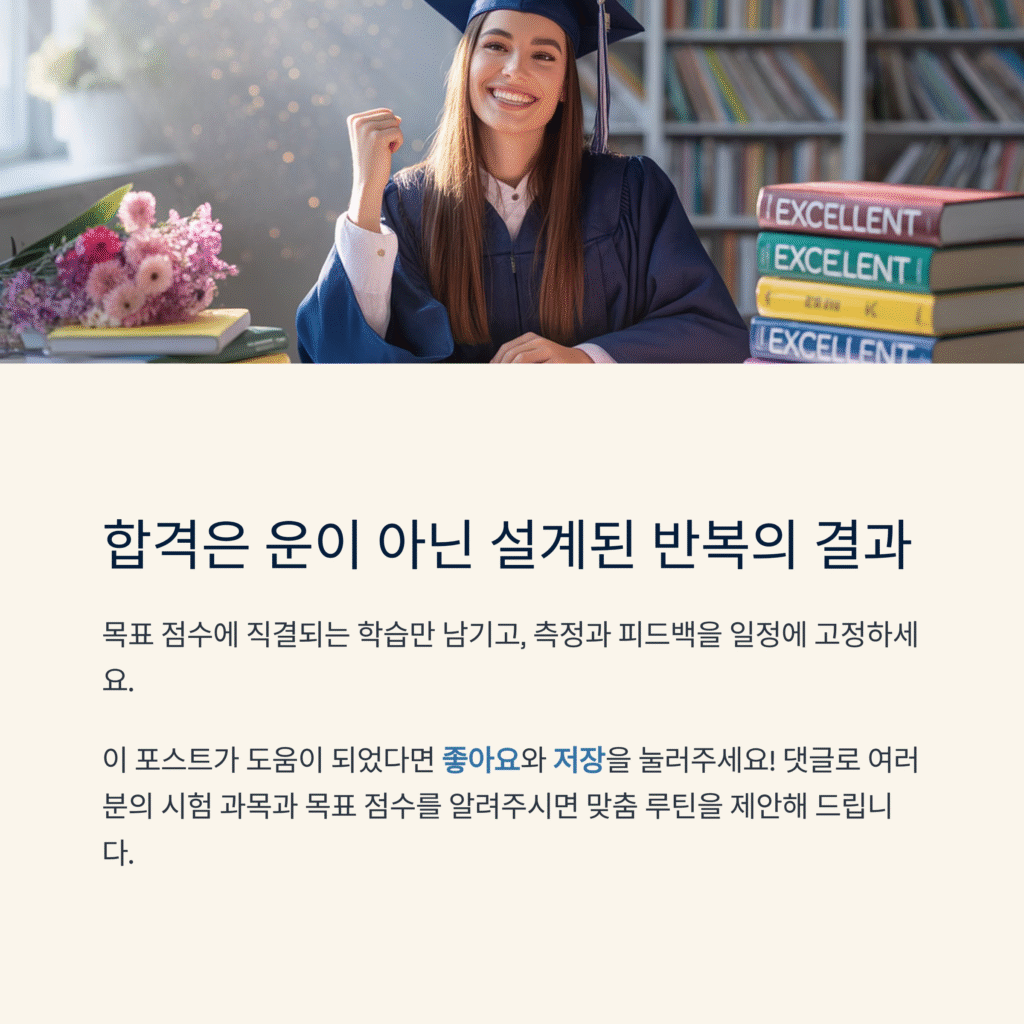 단기합격 전략, 이 인강 커리큘럼이면 가능하다