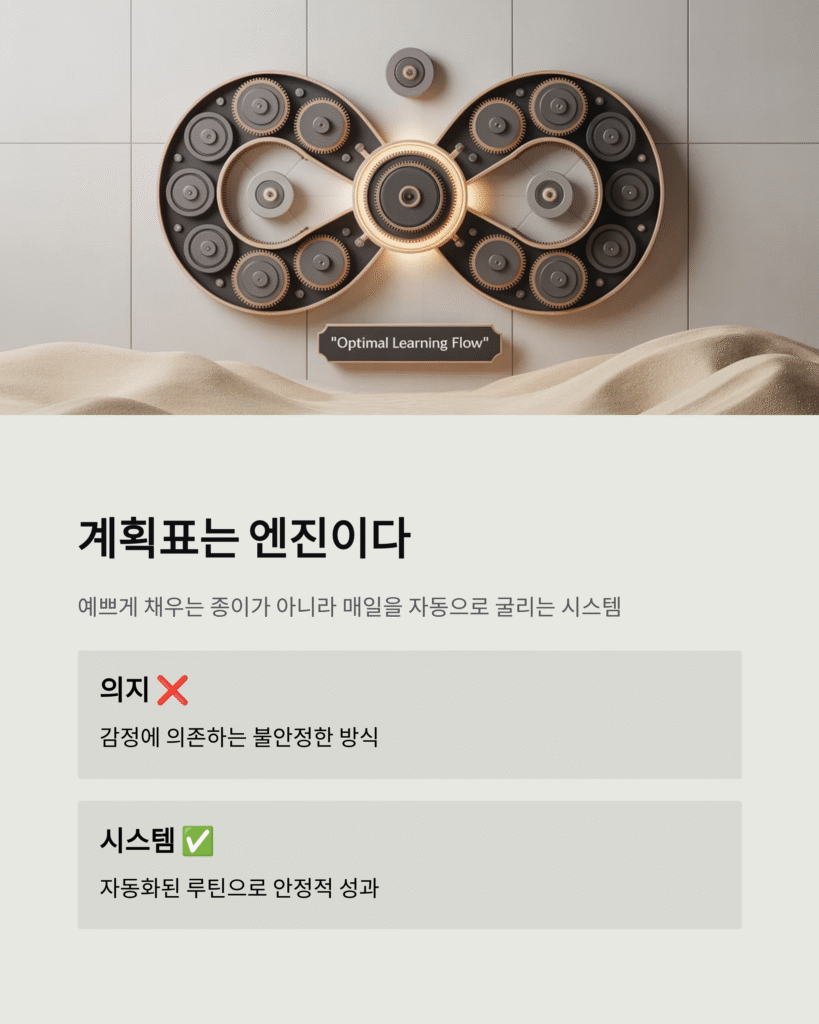 공부 계획표 서비스 200퍼센트 활용, 한 번 세팅으로 꾸준함 완성
