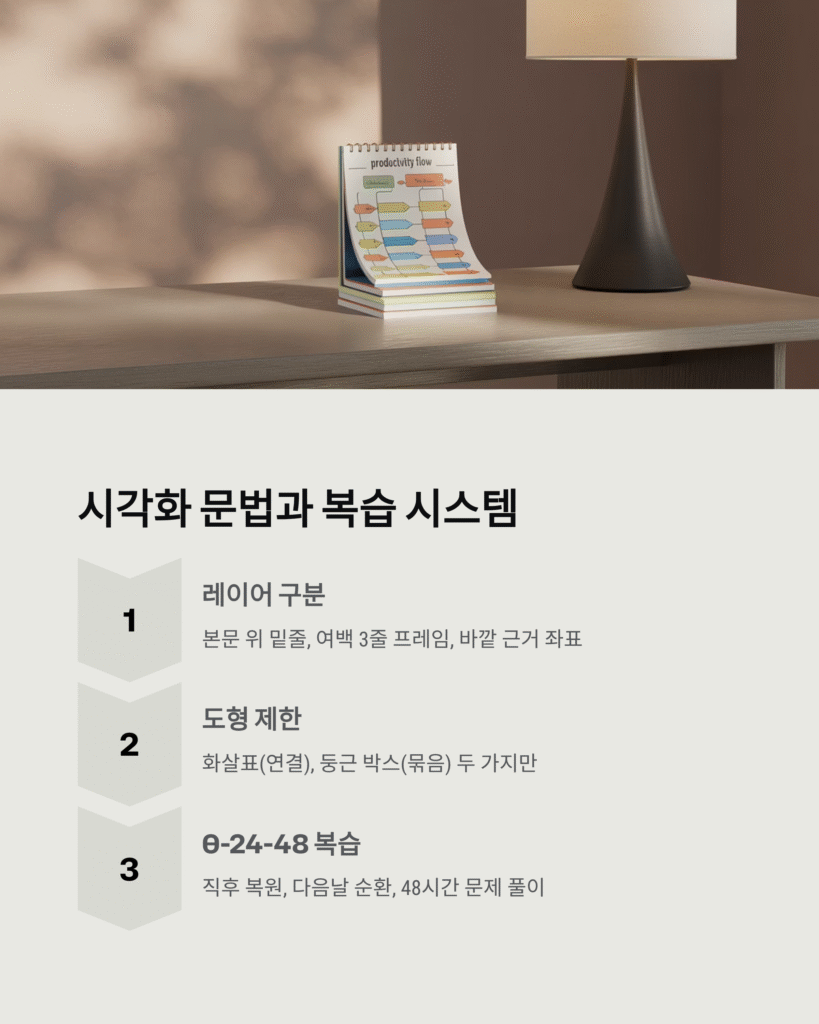 강의 슬라이드 필기법, 한 번에 정리