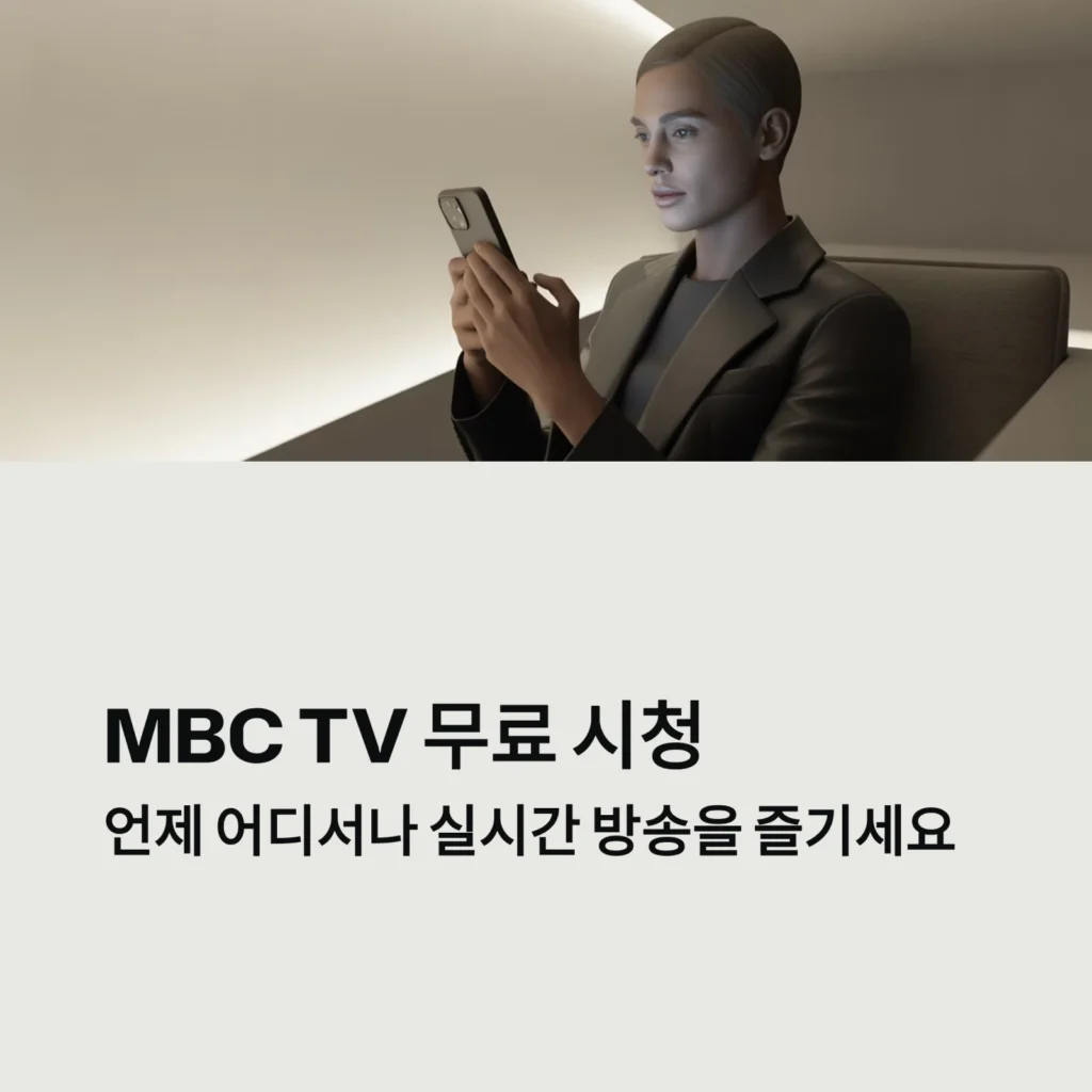 MBC TV 무료 시청의 모든 것: 실시간 방송과 주요 기능 소개