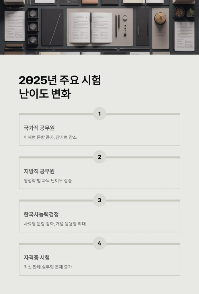 최신 기출로 읽는 출제 경향, 핵심 변화 총정리｜2025 시험 대비 분석 리포트