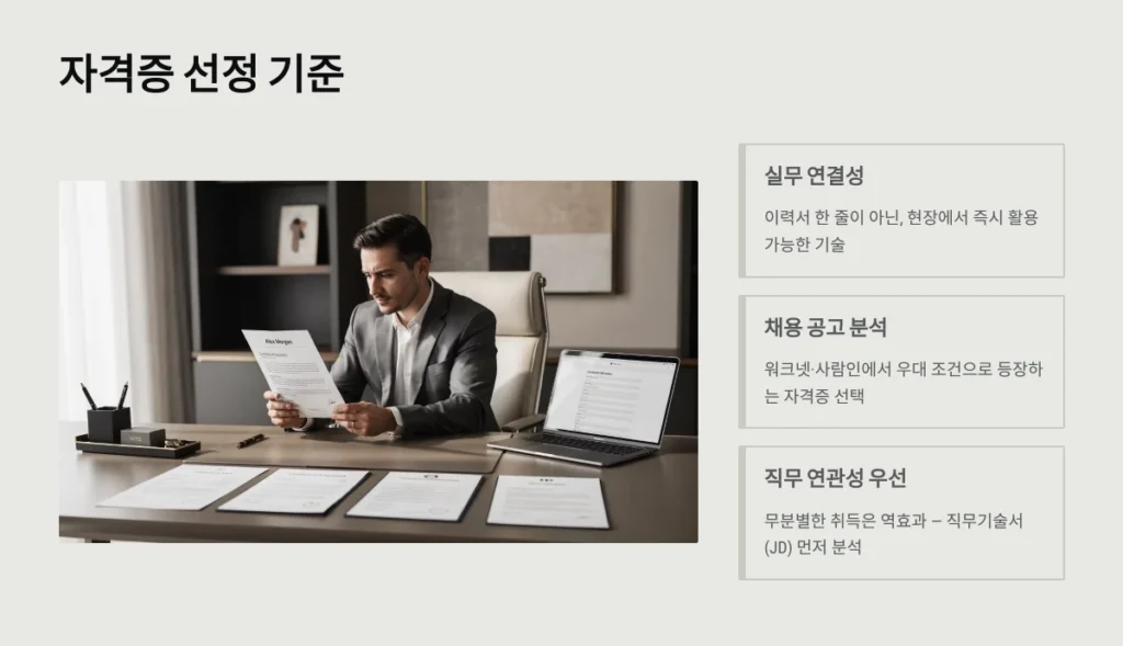 2026 자격증 추천 총정리: 취업·재취업·국비지원 완벽 가이드 2 자격증 선정 기준