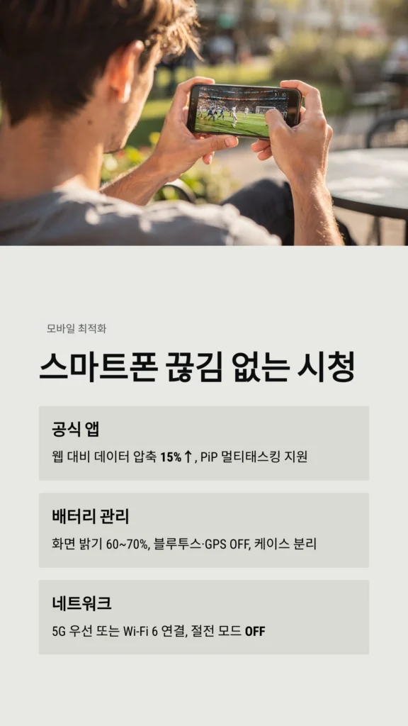 브 ㄹ 랙 티비(Black TV) 완벽 가이드: 실시간 스포츠 중계 시청법 2026년 4 블랙티비 스마트폰 끊김 없는 시청